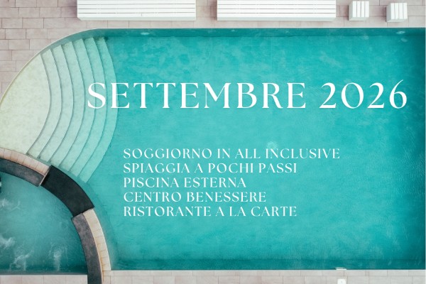 Speciale Settembre al Mare 2026 !